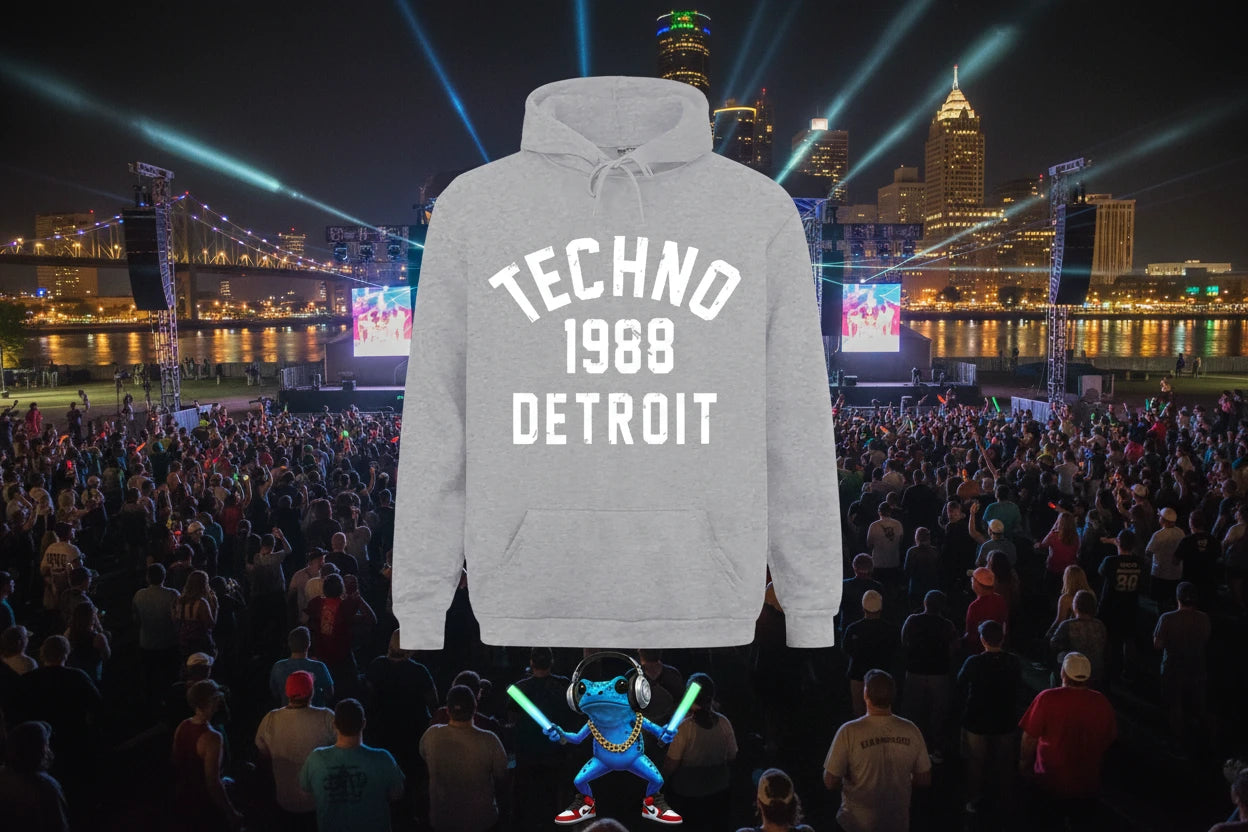Techno Birthplace 1988 O.G. Detroit Hoodie.