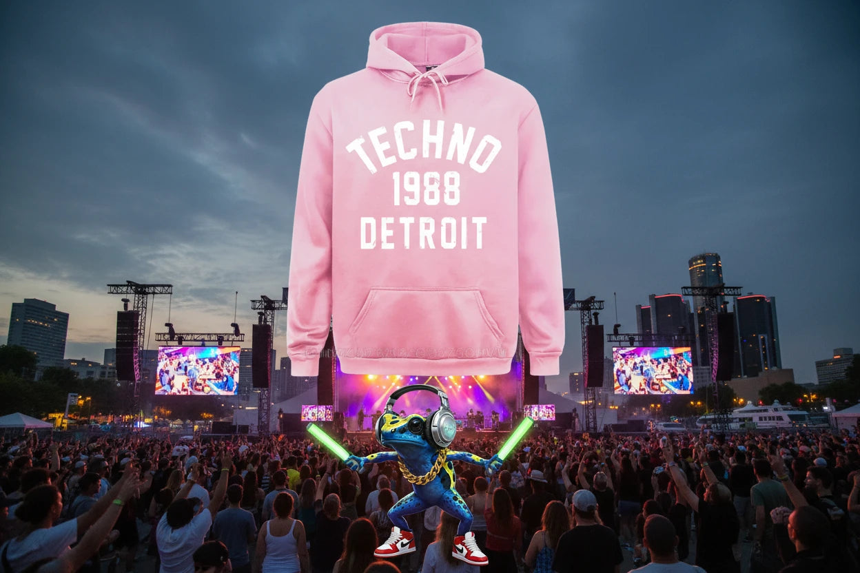Techno Birthplace 1988 O.G. Detroit Hoodie.