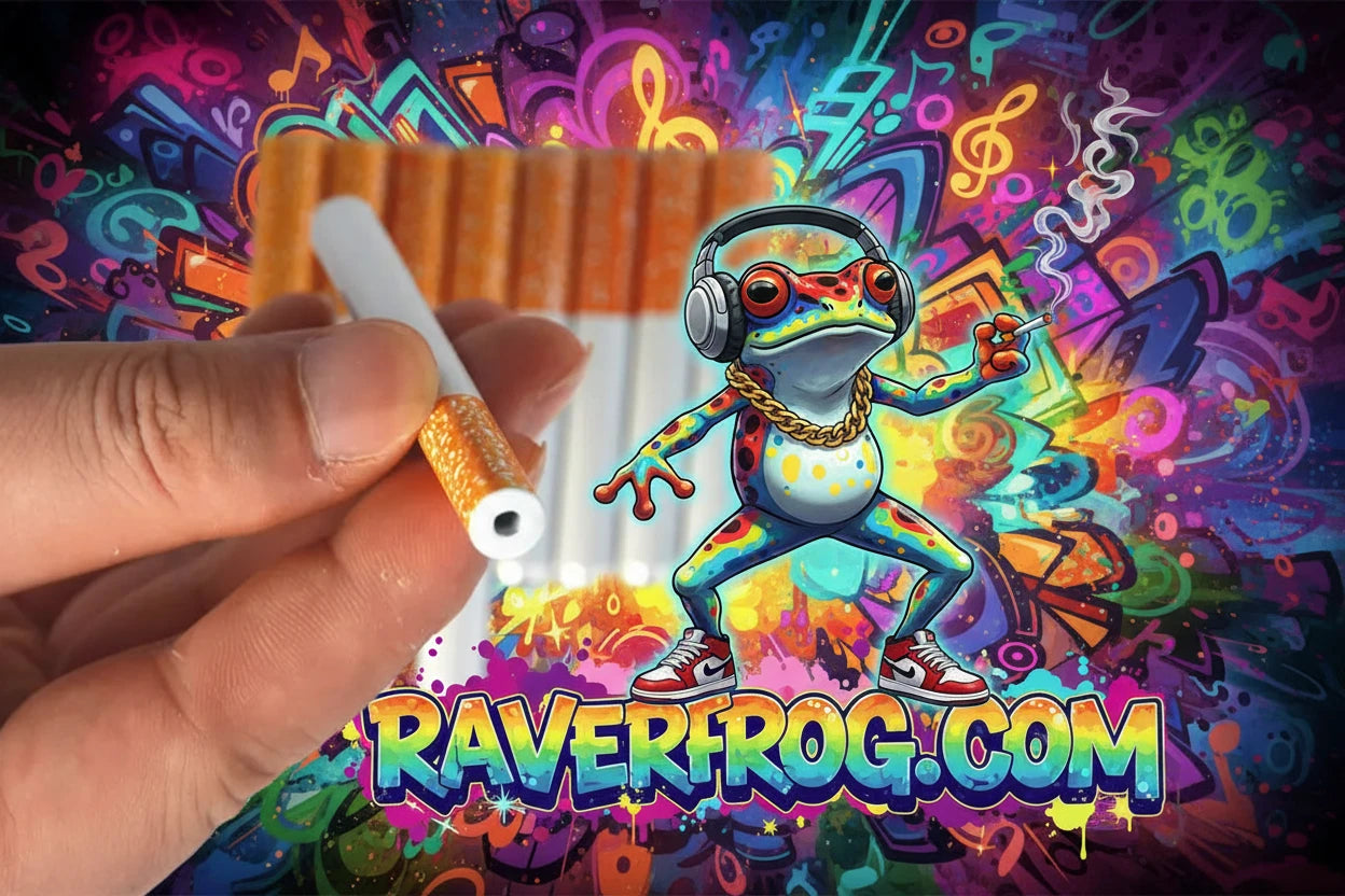 Secret Cigarette Pipe.  Premium one-hitter made to look like a standard cigarette.  2 piece combo! Available in Regular or 100’s (Size Choices - so they fit perfectly in your pack of cigarettes)