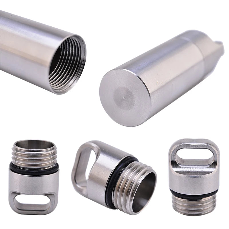 Airtight Watertight Steel Medicine Container.