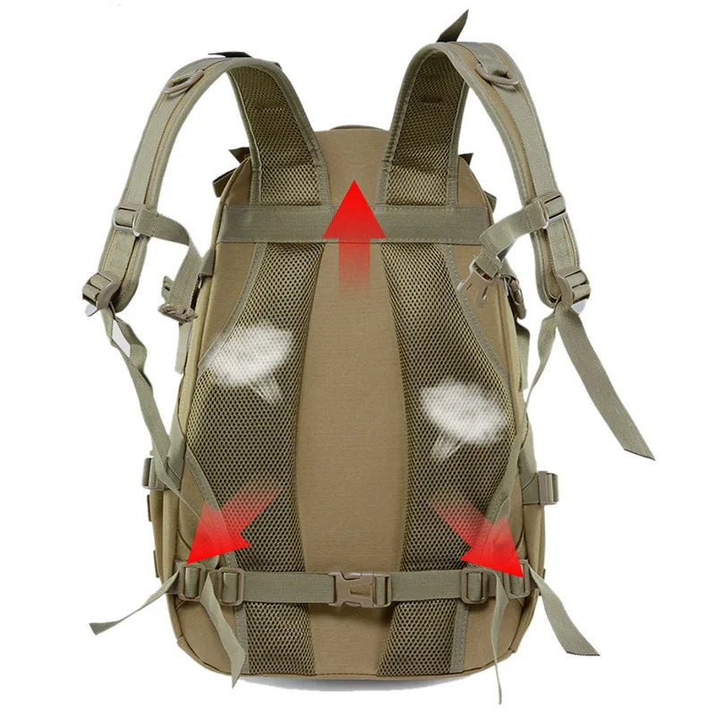Heavy-Duty Military Tactical Rucksack / Backpack.  Large Volume.  Military Spec.