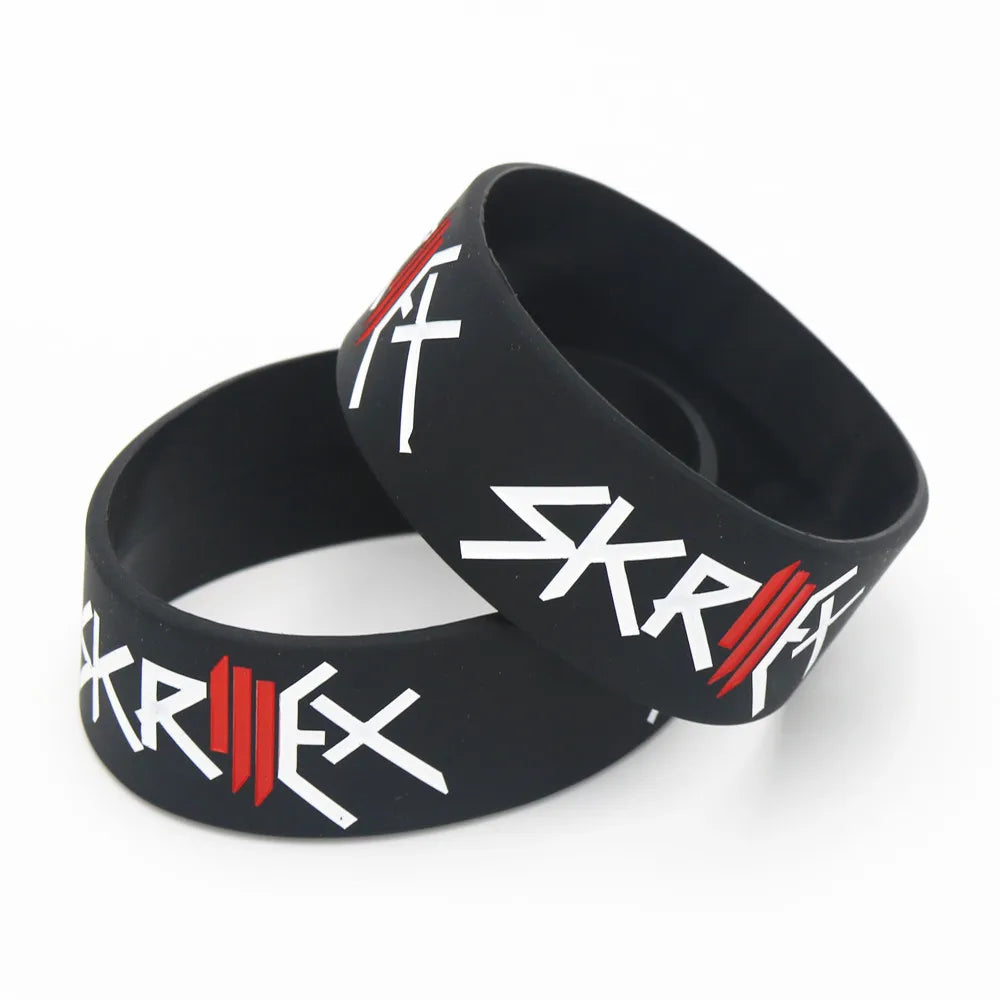 1PC SKRILLEX Silicone Wristband
