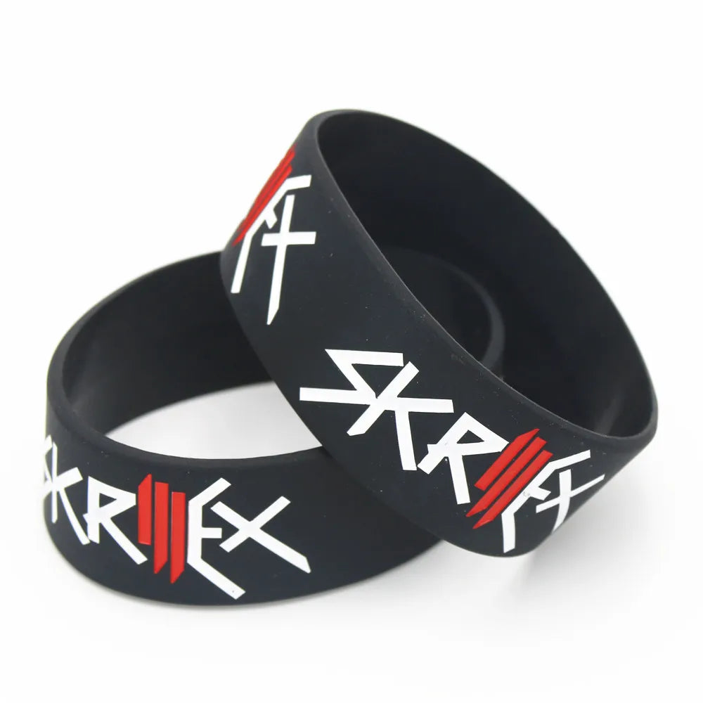 1PC SKRILLEX Silicone Wristband