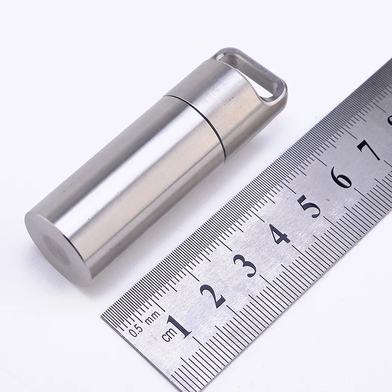 Airtight Watertight Steel Medicine Container.