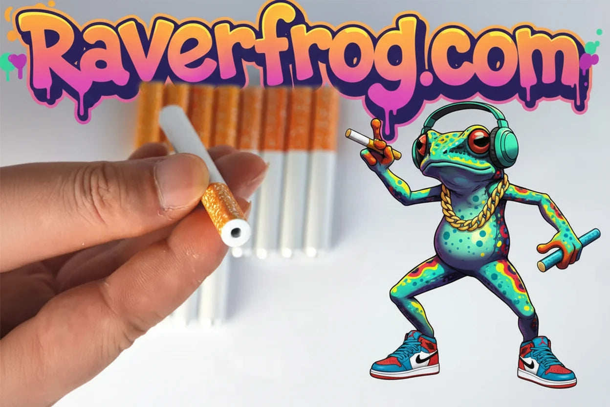 Secret Cigarette Pipe.  Premium one-hitter made to look like a standard cigarette.  2 piece combo! Available in Regular or 100’s (Size Choices - so they fit perfectly in your pack of cigarettes)