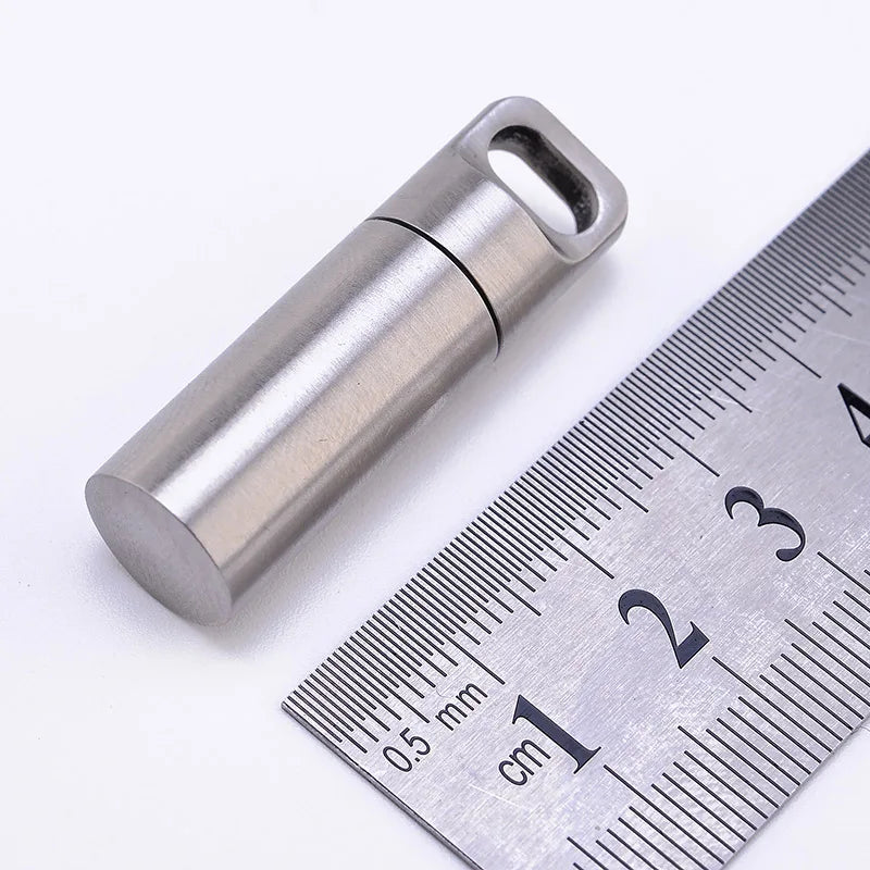 Airtight Watertight Steel Medicine Container.