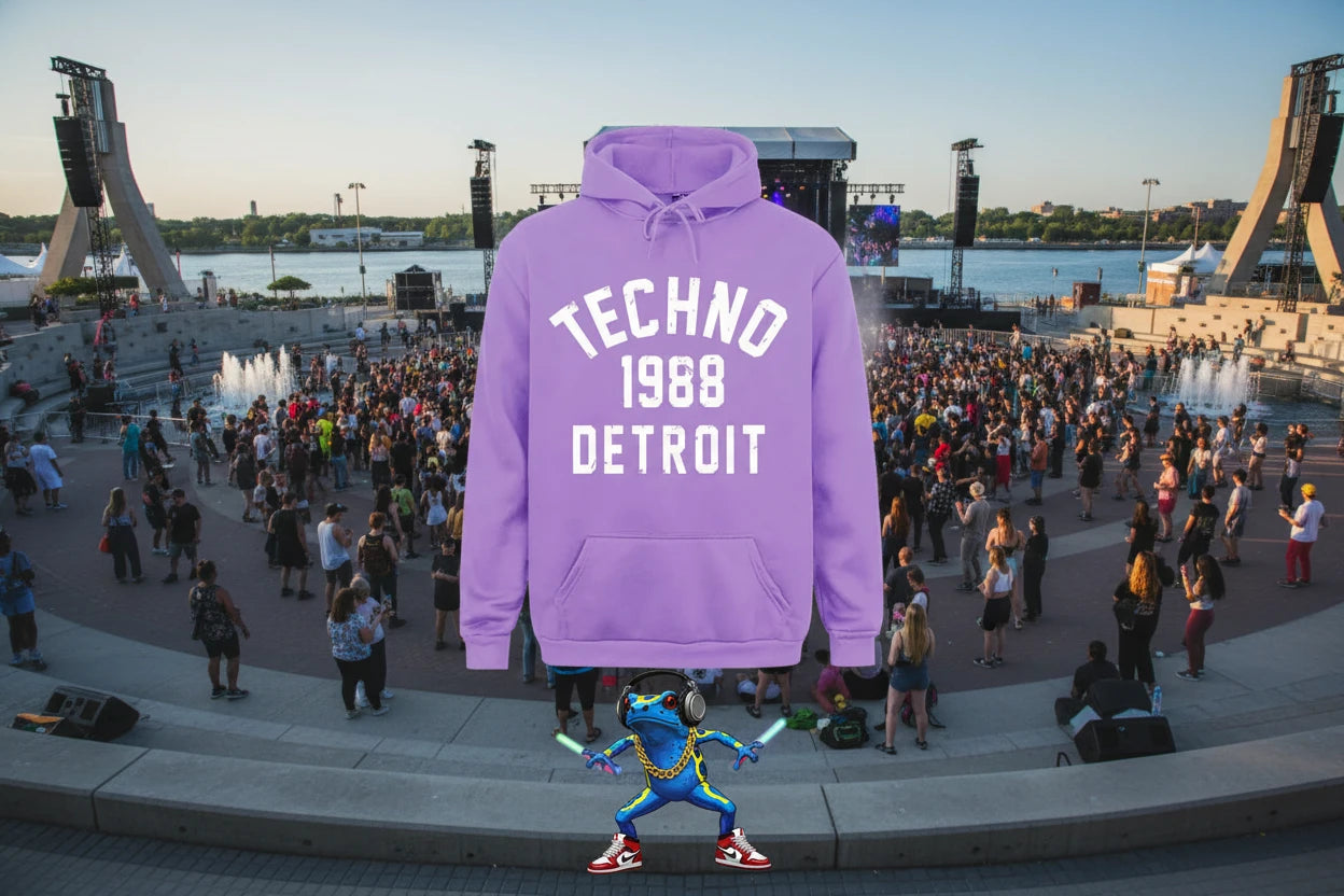 Techno Birthplace 1988 O.G. Detroit Hoodie.