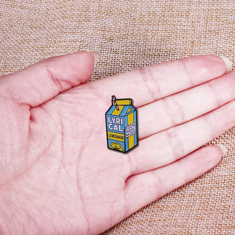 JUICE WRLD Lyrical Lemonade Enamel Drip Pin.