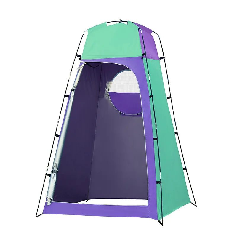 Portable Camping Shower / Toilet Tent 4.3ft x 4.3ft x 6.9ft.  Water bag or toilet sold separately.
