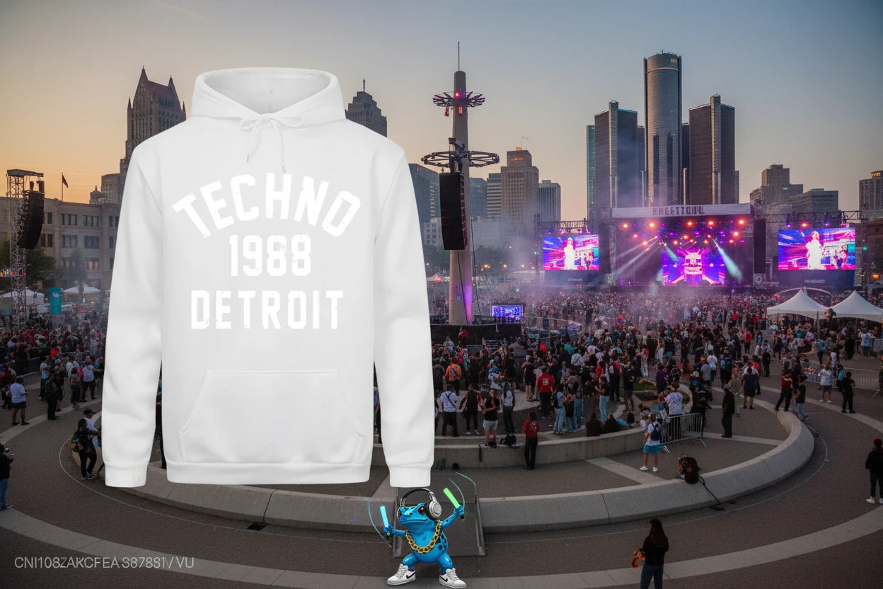 Techno Birthplace 1988 O.G. Detroit Hoodie.