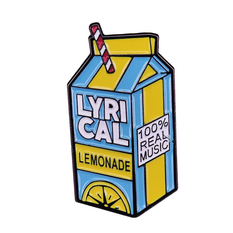 JUICE WRLD Lyrical Lemonade Enamel Drip Pin.