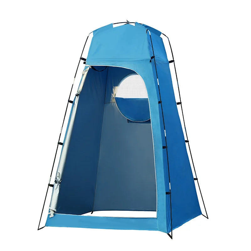 Portable Camping Shower / Toilet Tent 4.3ft x 4.3ft x 6.9ft.  Water bag or toilet sold separately.