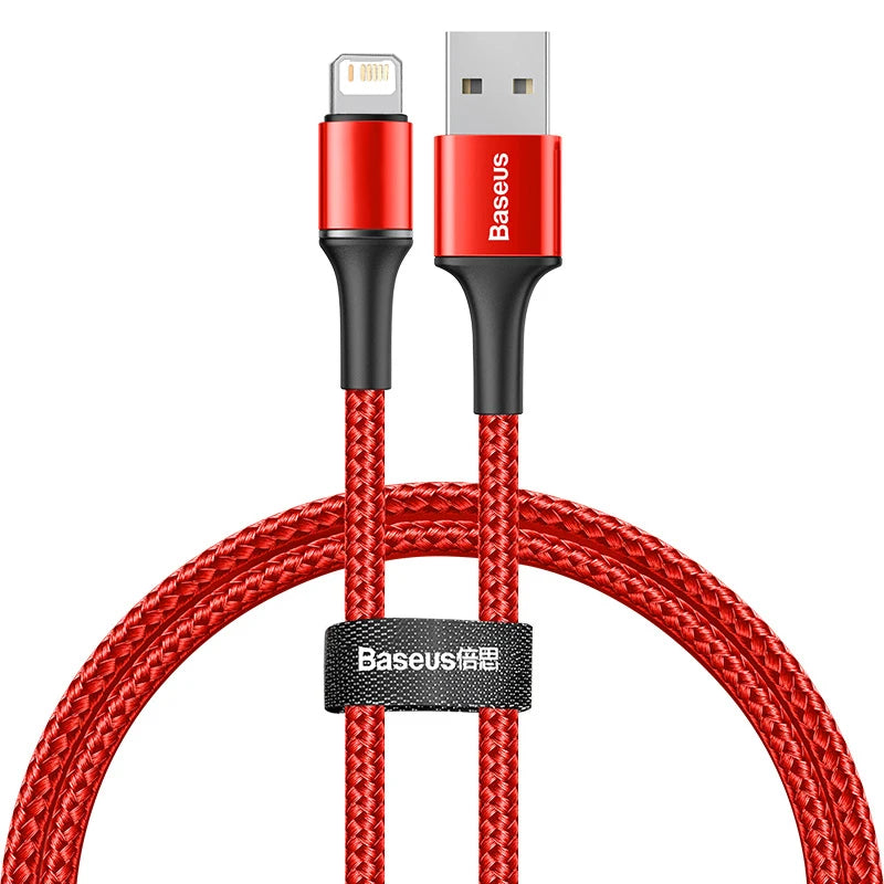 Baseus Lighting to USB Cable For Rapid Charging / Data safely.  Designed to rapid charge without harming device.
