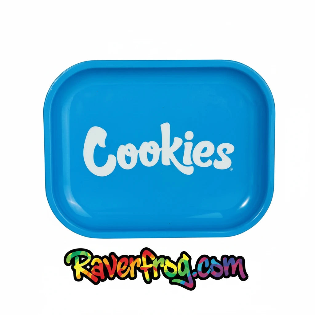 COOKIES BRAND Stainless Steel Rolling Tray and Diamond-Cut Herb Grinder.  Separate or Combo Purchases Available.