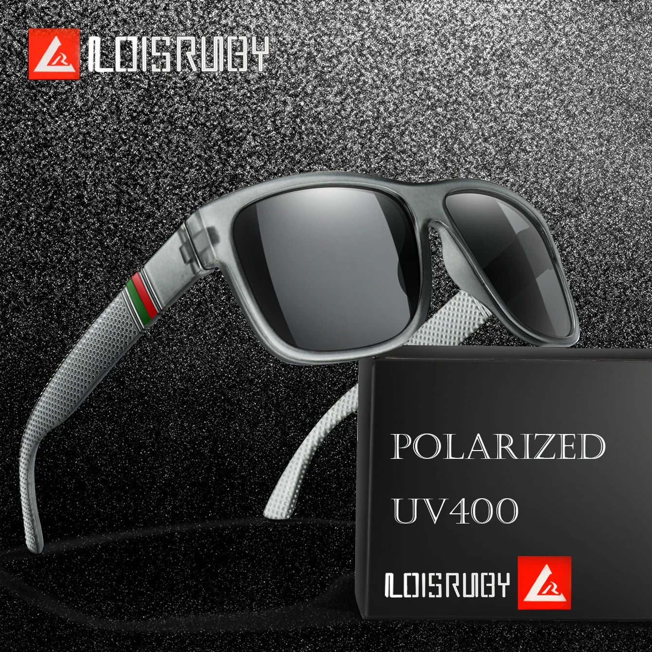 Men Square Polarized Sunglasses UV400