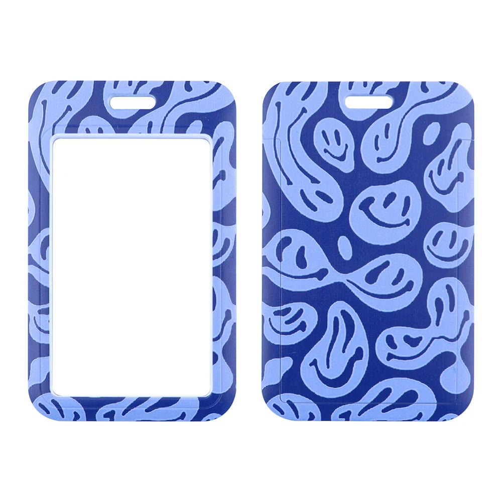 Trippy Face Lanyard + ID / Card / Badge Holder.  Perfect for ID + Touchpay.