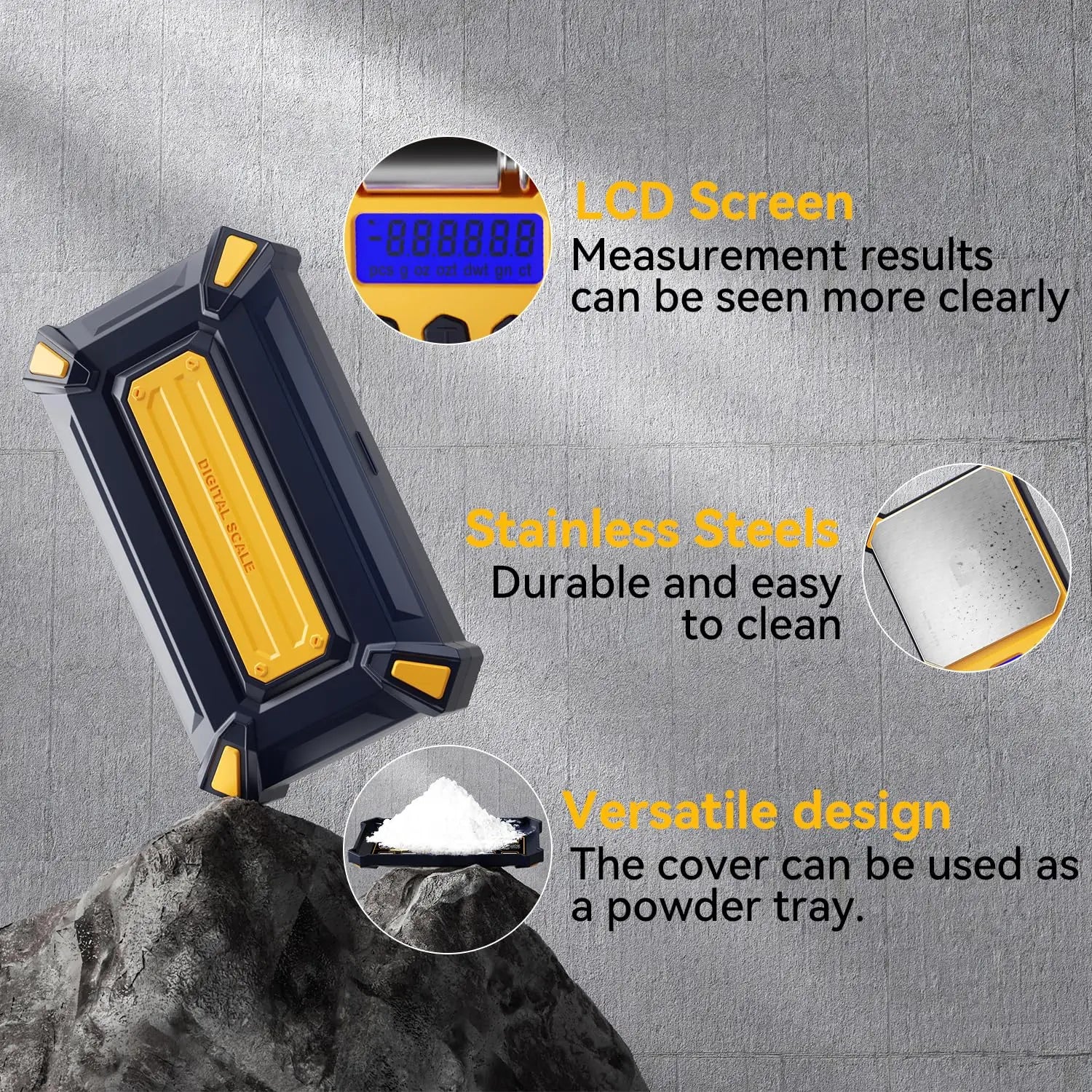 Ultra Accurate Pocket Scale 300g x 0.001g Digital Gram Scale.  With Calibration Weight.