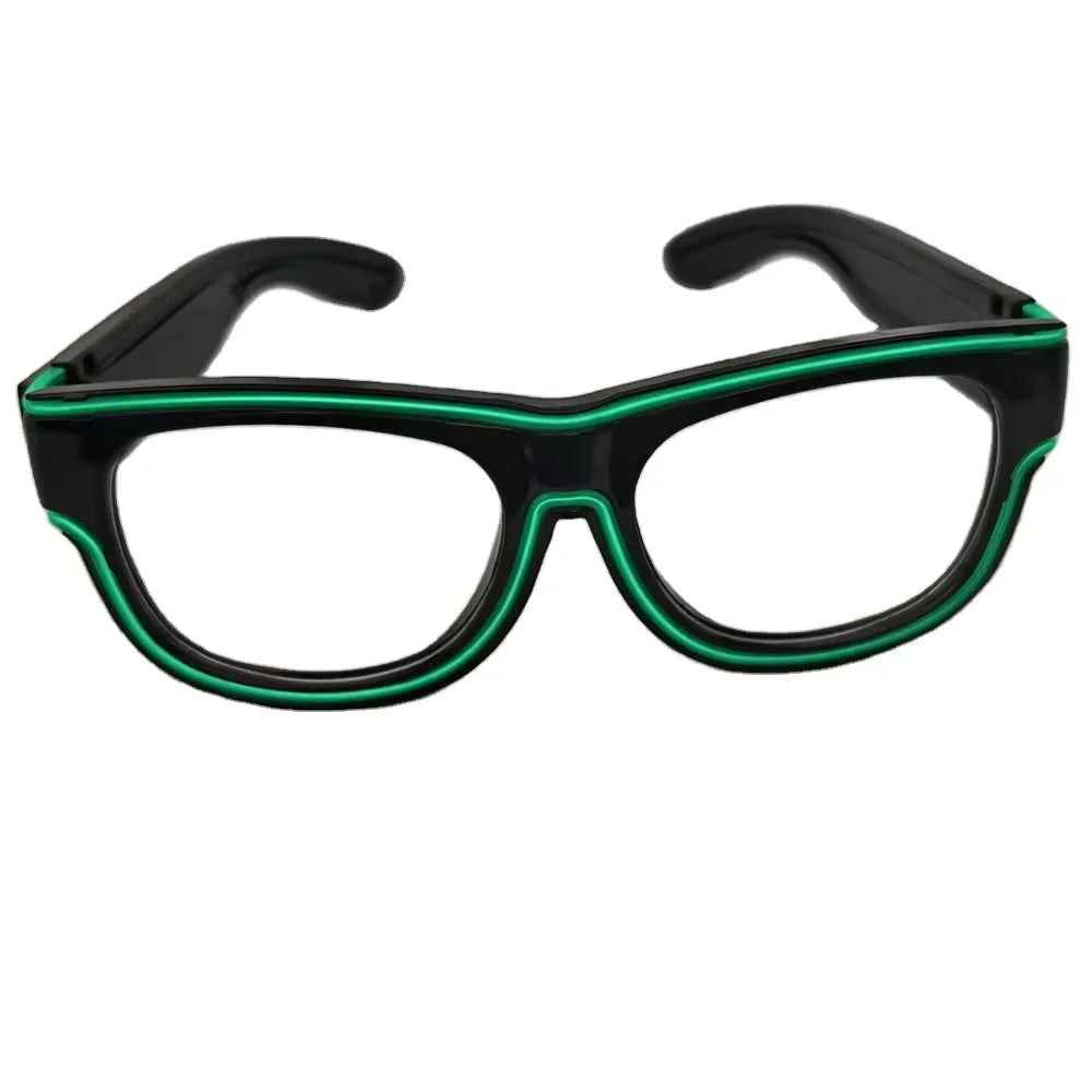 Raverfrog Wireless LED luminous rechargeable sunglasses.  No cords!