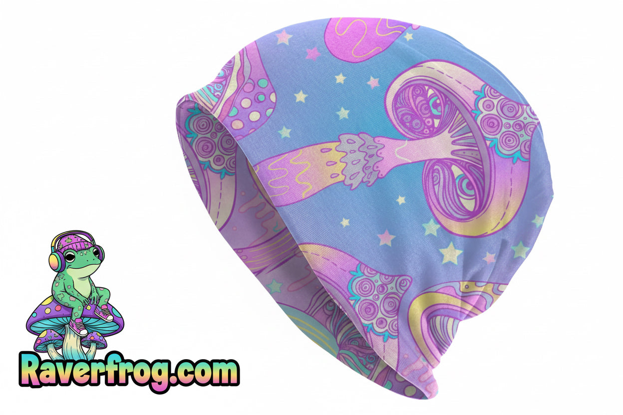 Psychedelic Magic Mushroom Beanies / Skully Caps.