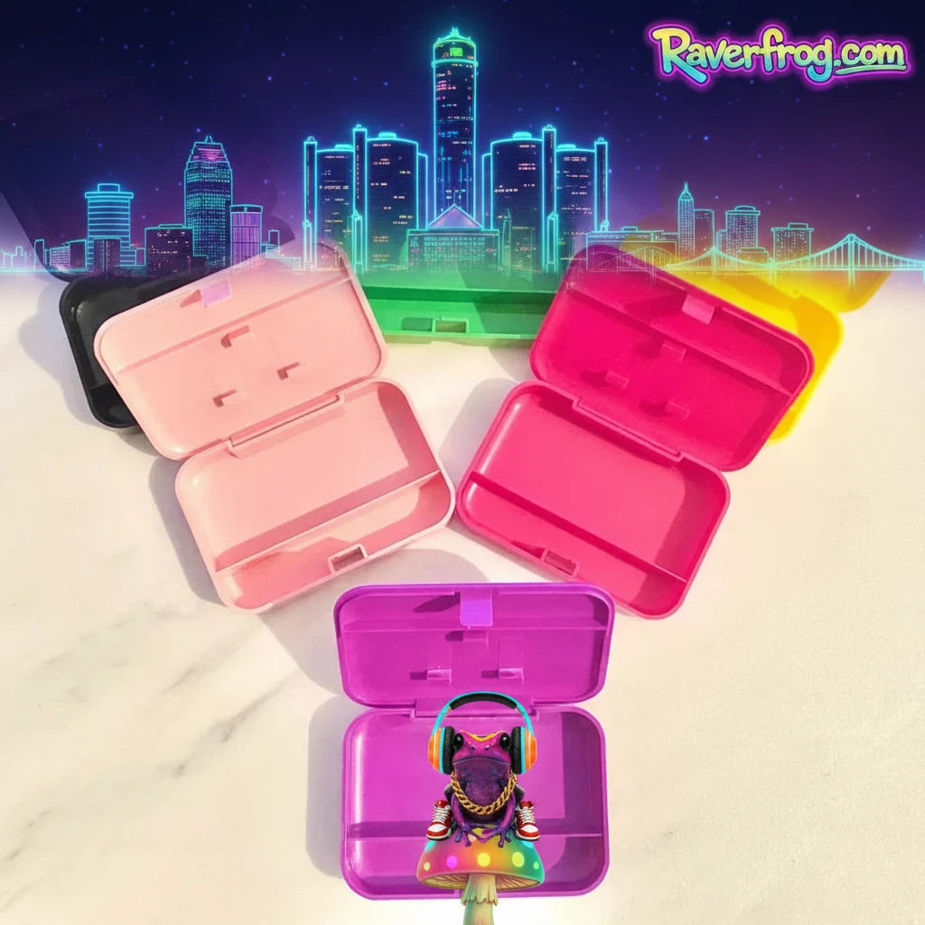 Compact Smoking Stash Box Storage Case.