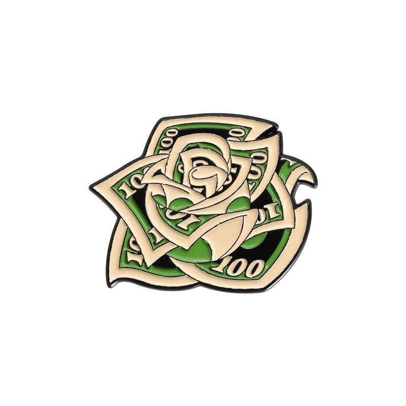 Ca$h Money Enamel Festival Pin Collection.  20 Unique Designs to choose from.