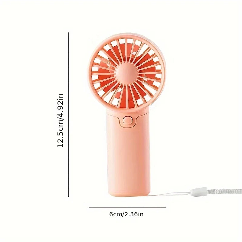 Portable Battery Powered Mini Fan Cooler.  4 Vibrant Colors.