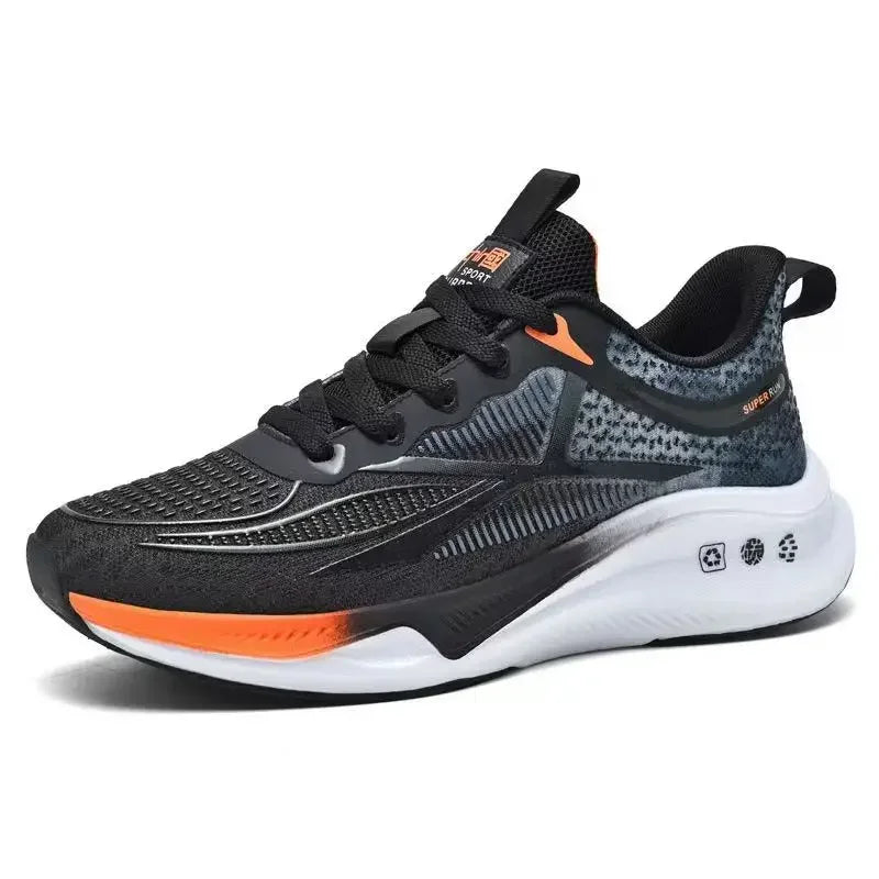 Running & Walking Men's Shoes - Lace-up, Lightweight, Comfortable & Breathable Tennis Shoes.  Air Mesh+AerospaceRubber