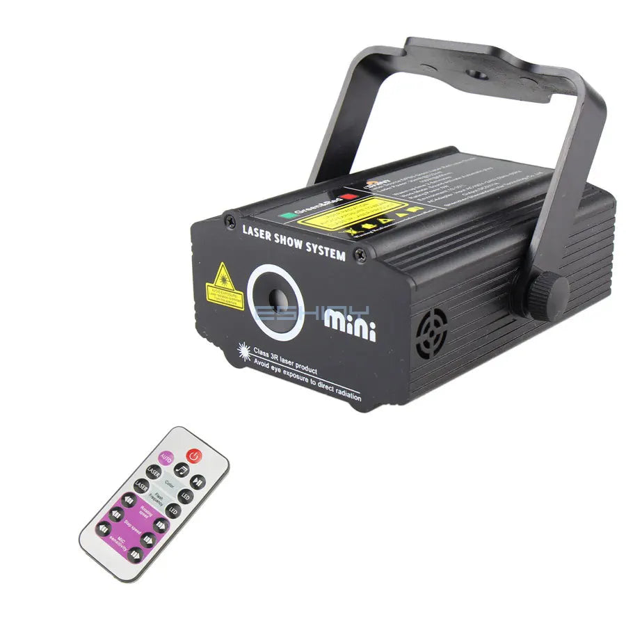 DJ - Stars Red Green Laser 4IN1 Patterns DJ Party Light Projector