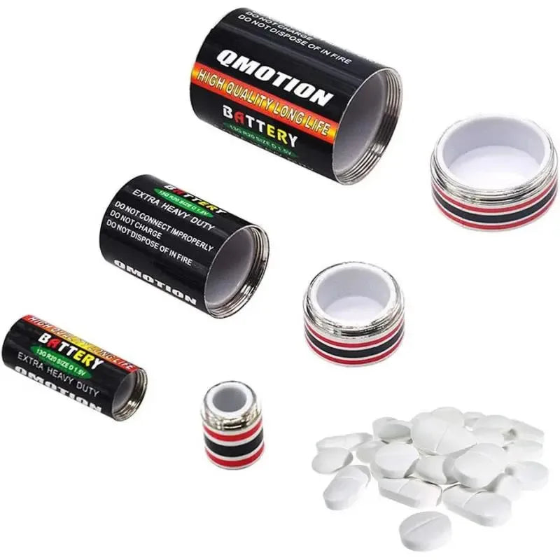 Empty Dry Cell ⁣⁣⁣⁣Battery Travel Diversion Stash Safe
