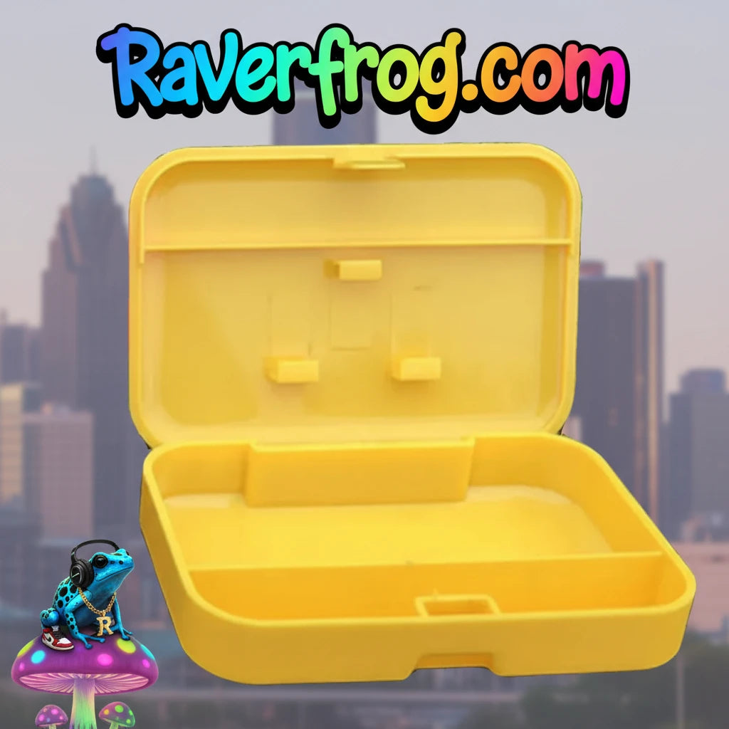 Compact Smoking Stash Box Storage Case.