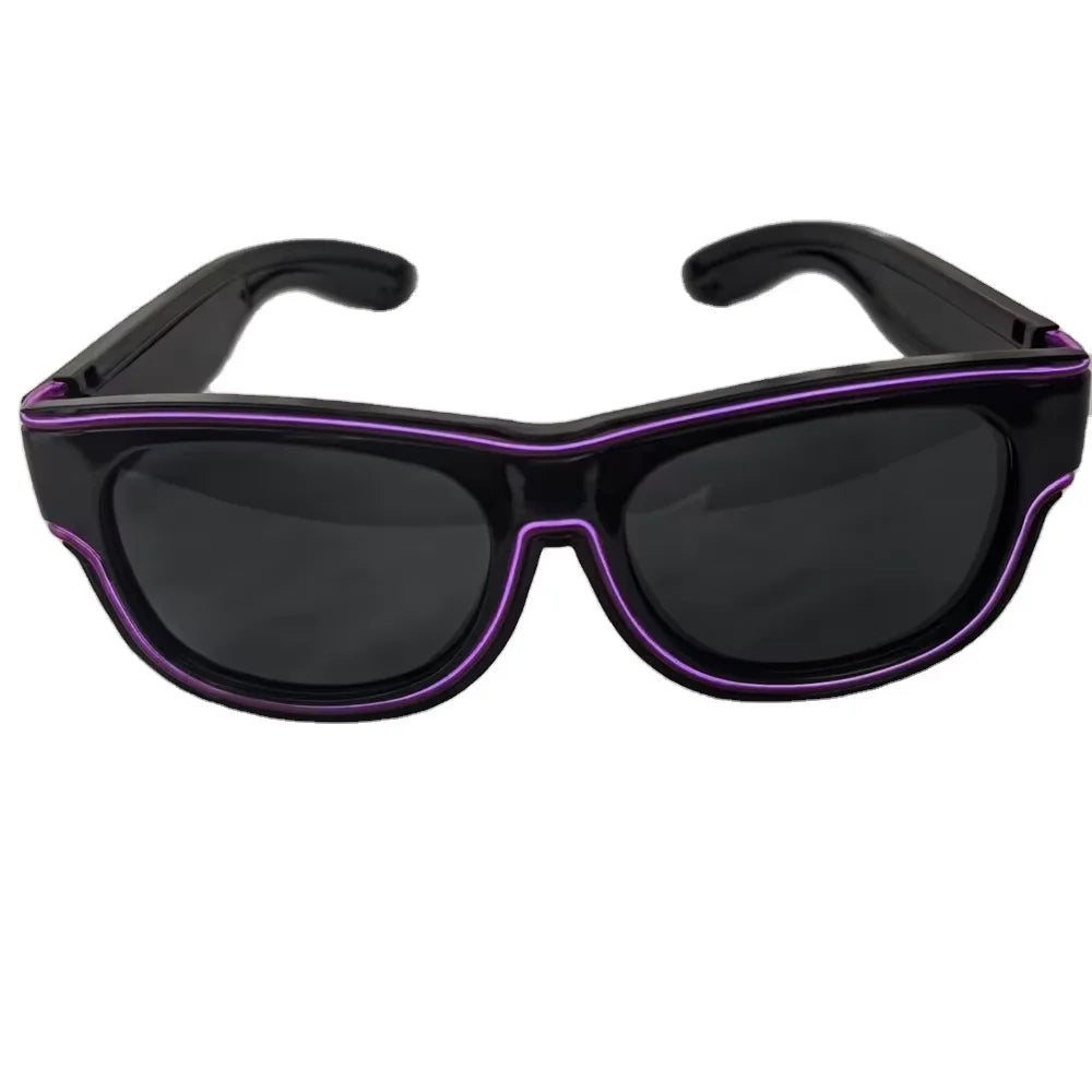 Raverfrog Wireless LED luminous rechargeable sunglasses.  No cords!