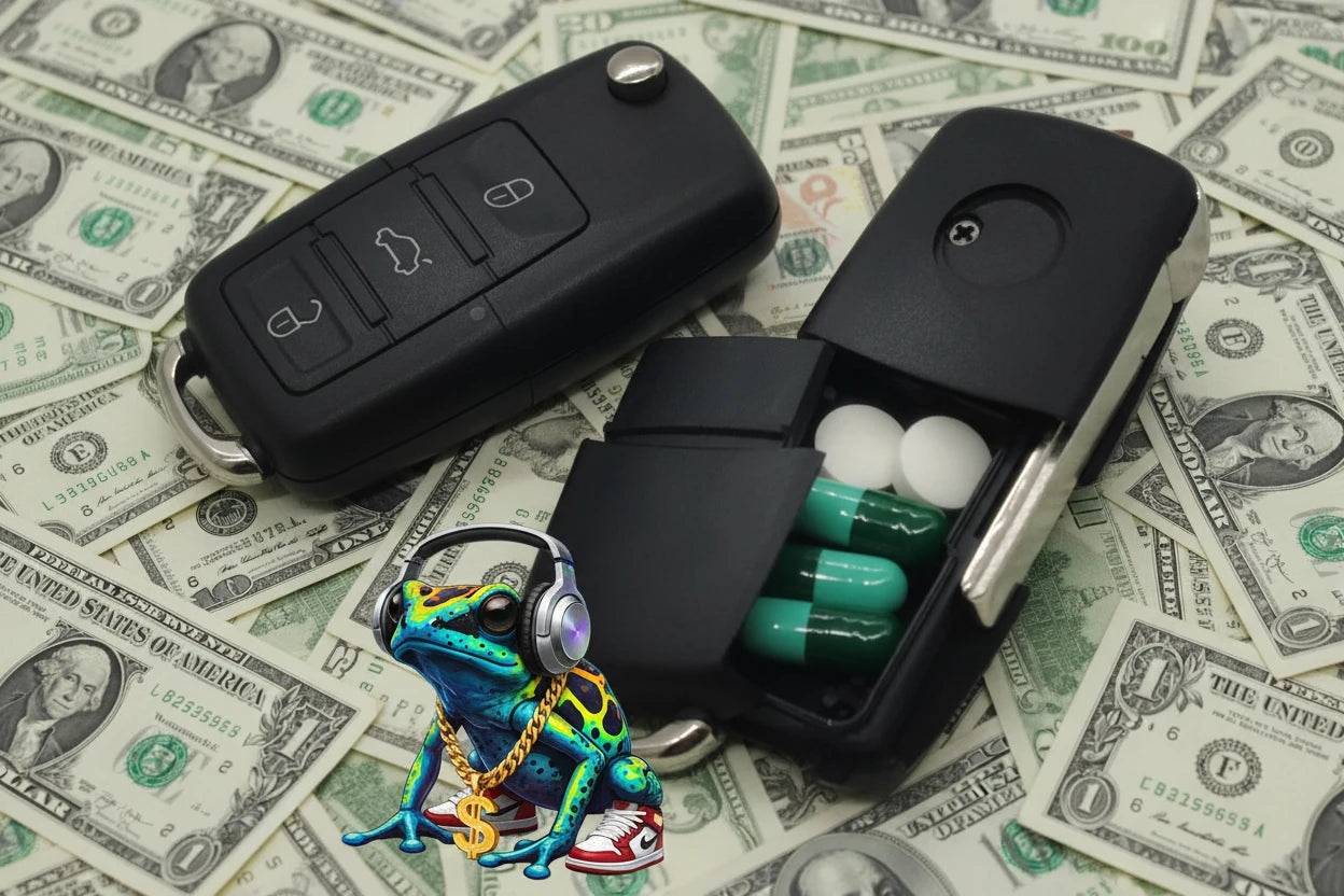 Diversion Decoy Key Fob Stash Spot