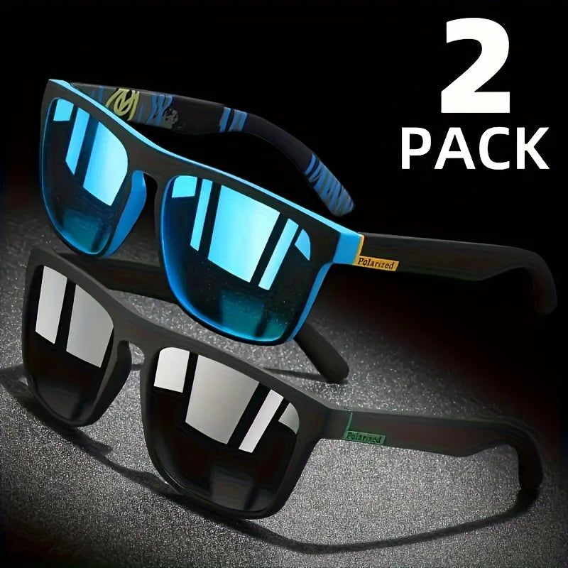 Graffiti Tagged - Polarized Polycarbonate + Anti-Glare Sunglasses. 2 pack bundle!