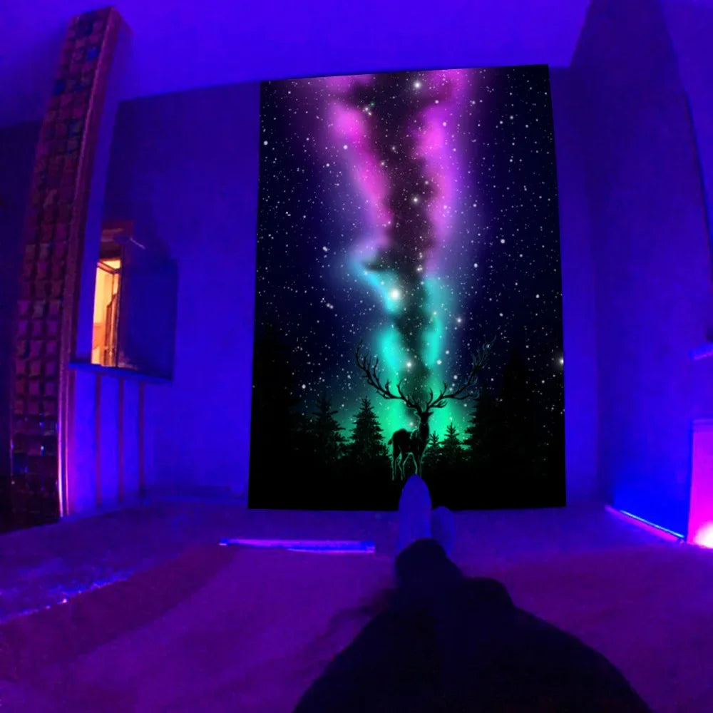 Mysterious Galactic Space Varieties.  Psychedelic Fluorescent Tapestry.  Many Choices.