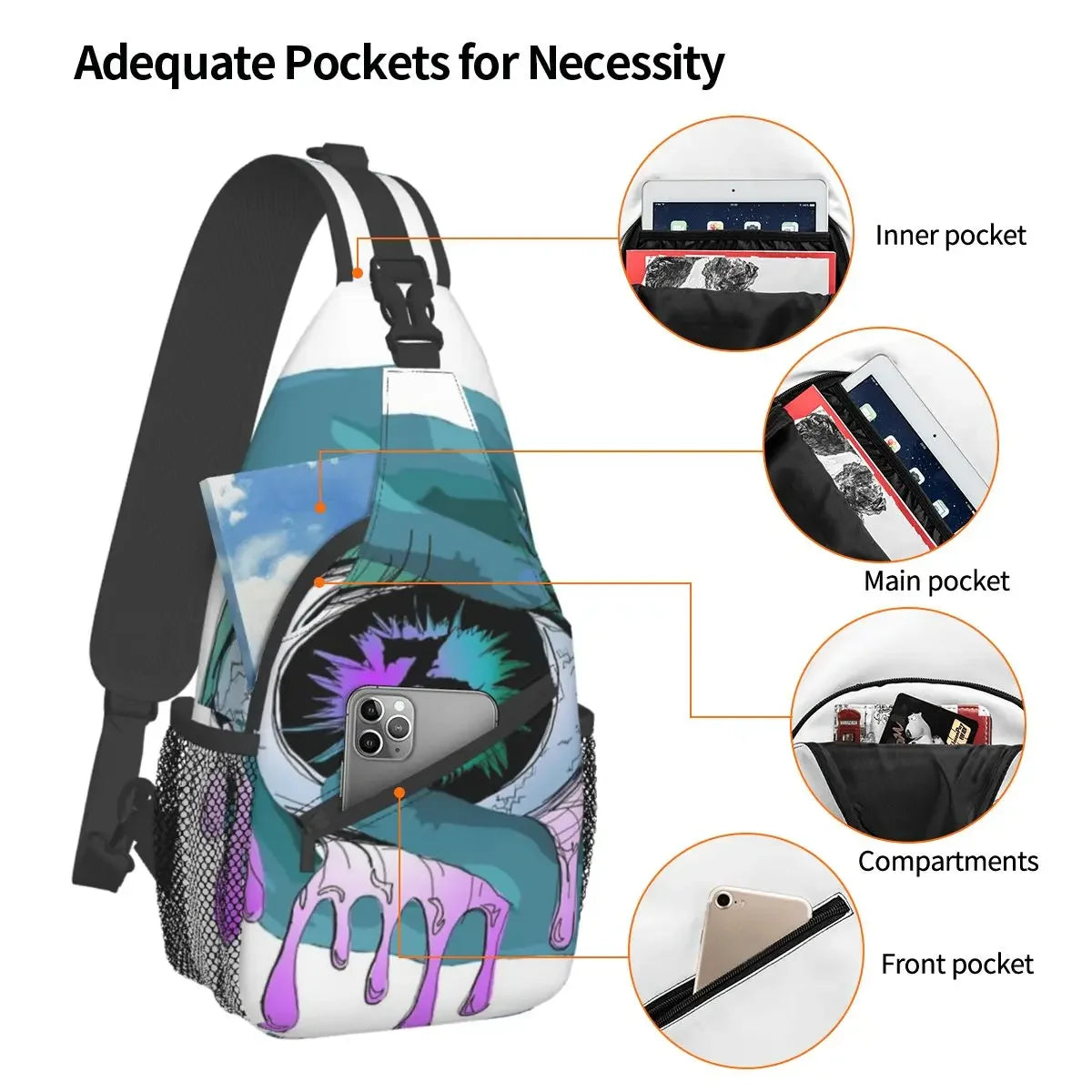 Zeds Dead EDM Chest Bag / Backpack
