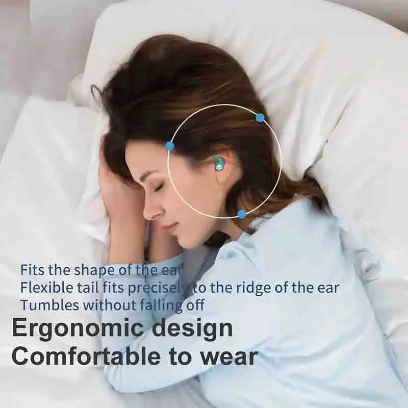 Premium Soft Silicone Earplugs with Noise Cancellation, Waterproof, very Comfortable.