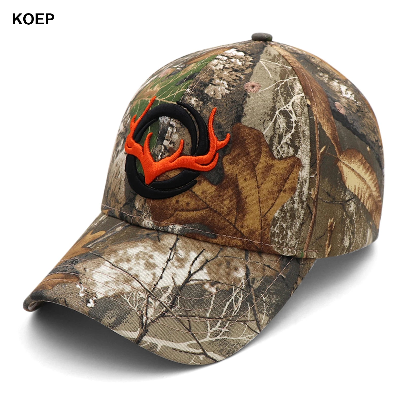Country Frog - Buck Embroidered Camo Baseball Cap