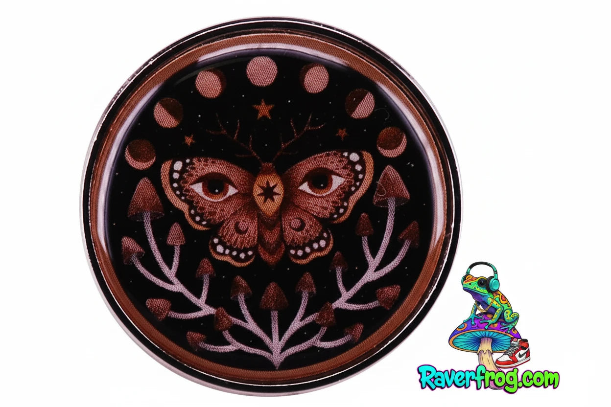 Mushrooms and Magical Forest Enamel Drip Pin Collection.