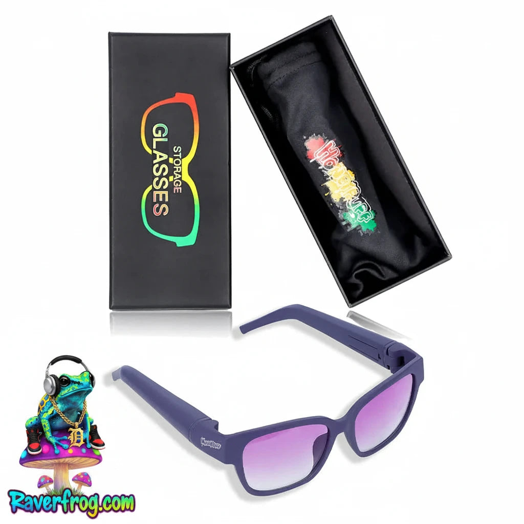 Sunglasses stash spot - stash, store and transport your joint anywhere in style! 5 color choices!