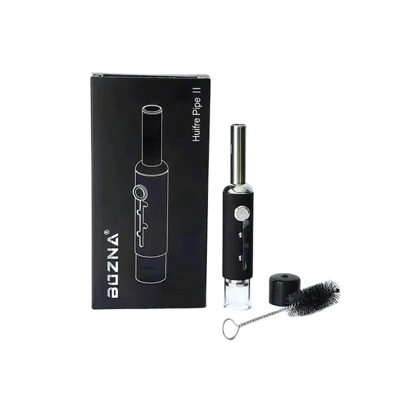 5-Level Adjustable Metal Pipe with Glass Tube | Reusable EDG Dry Burn Pipe with filter | Load a few grams and go.  Pack and push 5 different levels of Herb to the front.  Pushes Ashes out and pushes new green to the front.  Festival Must Have! 💨Anything!