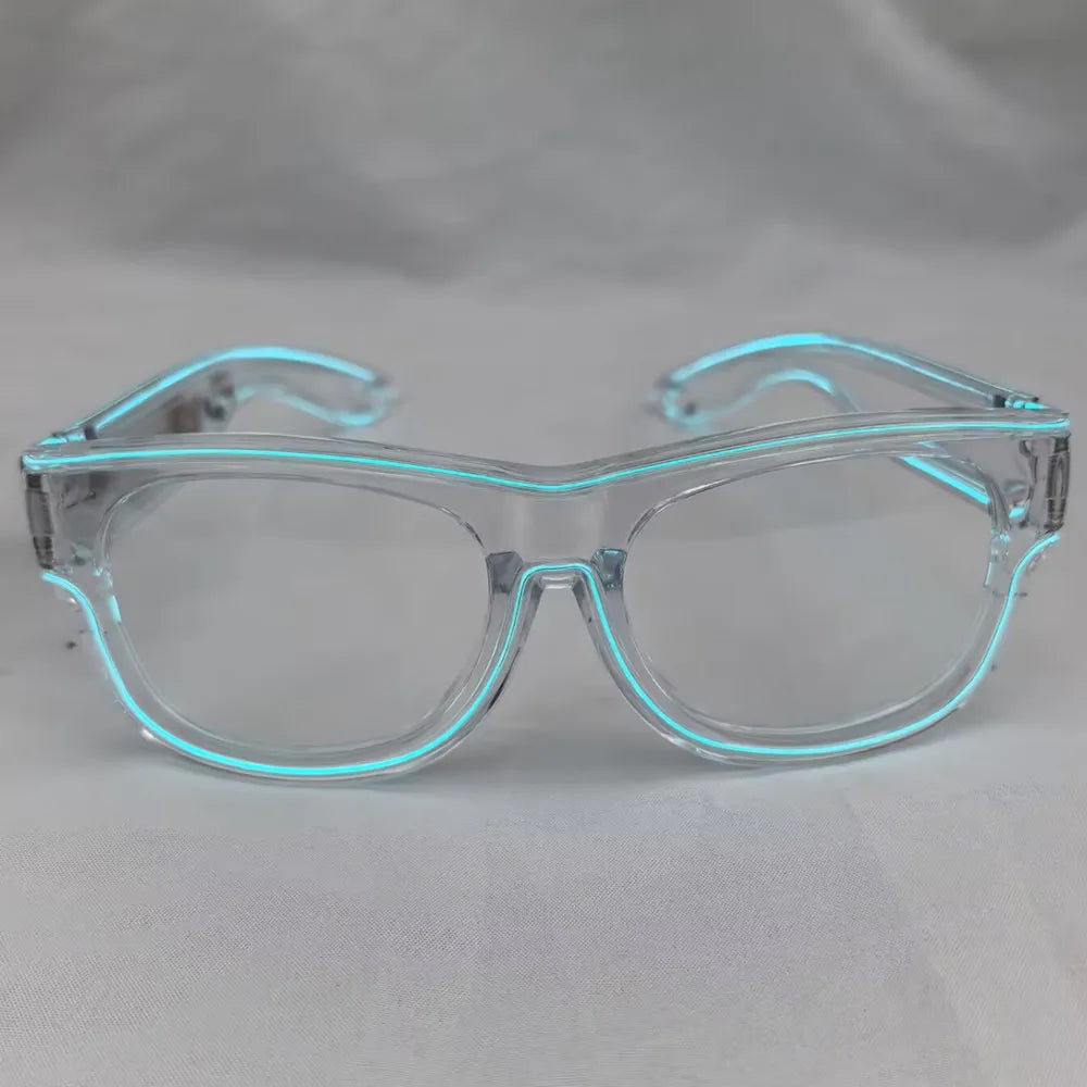 Raverfrog Wireless LED luminous rechargeable sunglasses.  No cords!
