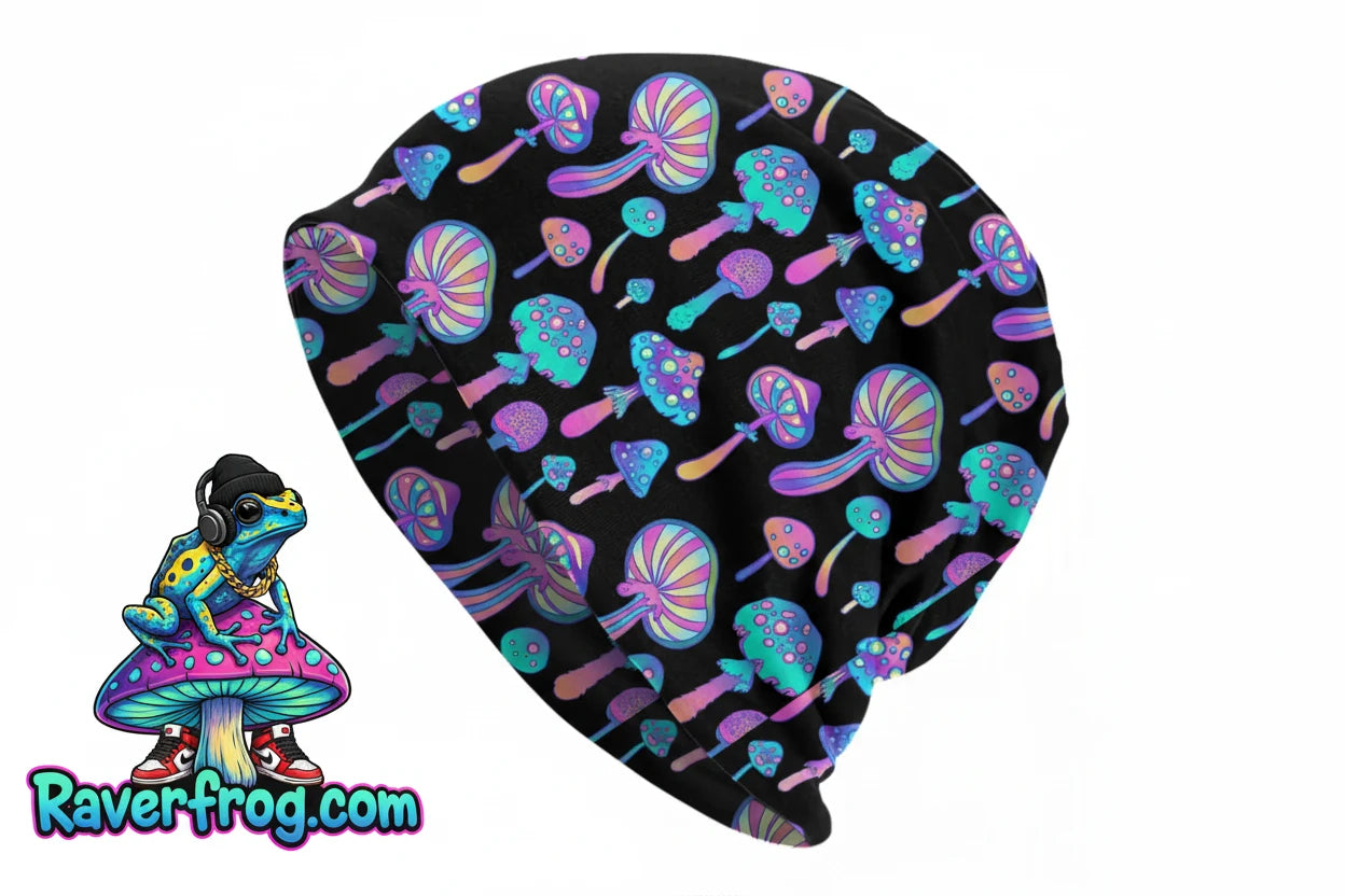 Psychedelic Magic Mushroom Beanies / Skully Caps.
