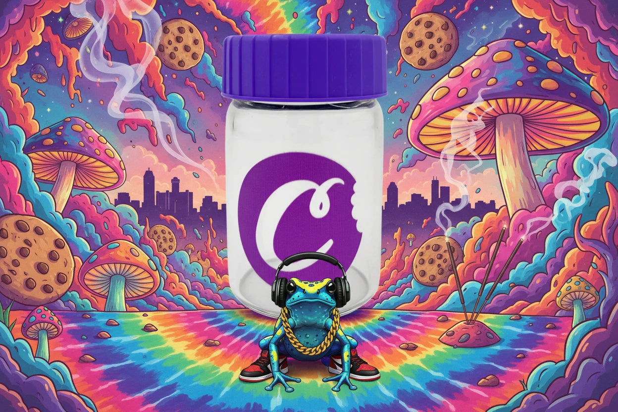 Cookies LED Glass Display Jar.  V.I.P. for your T.H.C.🍪