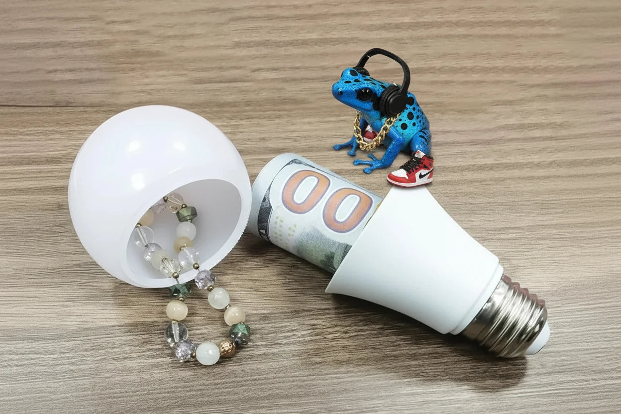 Sight Secret Light Bulb Stash Spot