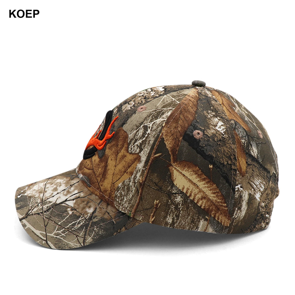 Country Frog - Buck Embroidered Camo Baseball Cap