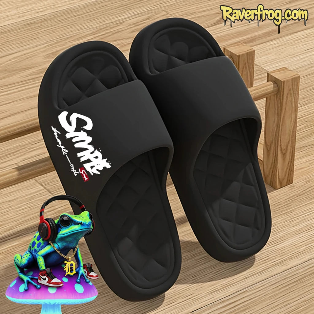 SIMPLE SLIDES.  Four-Season Men's Fashion Slippers, Waterproof, Non-Slip, Casual, Soft, Breathable.  Cloud/Pillow-Top Comfort.