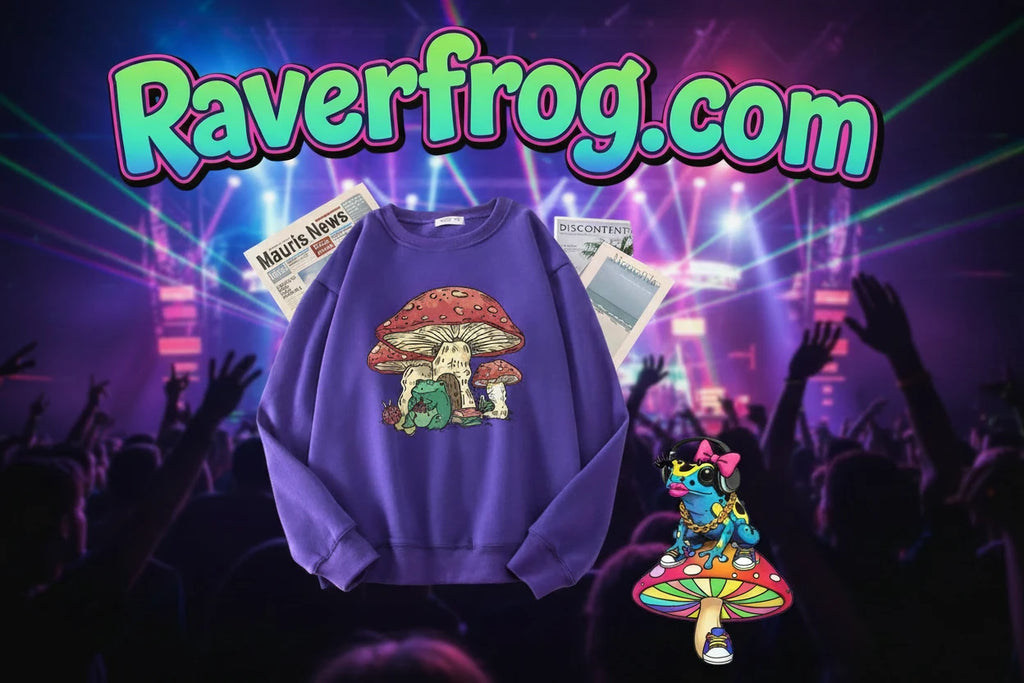 R.F.  Cute Crocheting Frog and a Magical Mushroom House. **Lady Frogs**