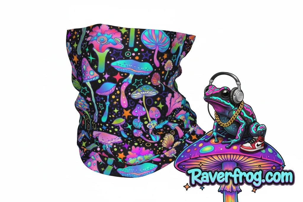 Psychedelic Trippy Mushroom Bandana / Scarfs