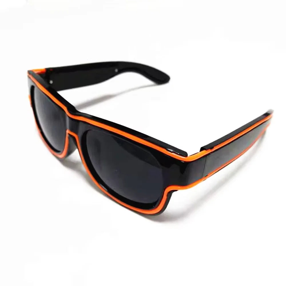 Raverfrog Wireless LED luminous rechargeable sunglasses.  No cords!