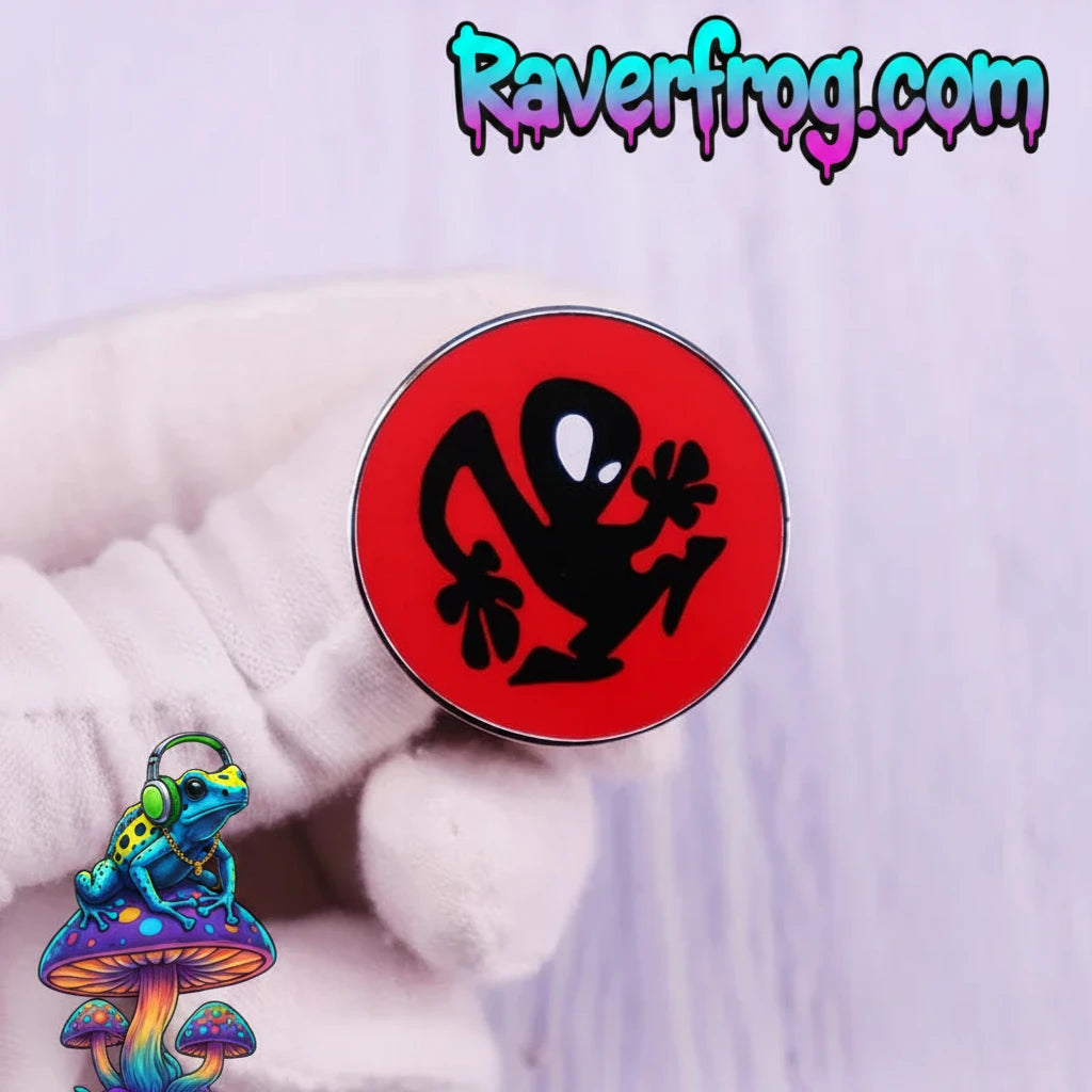 Richie Hawtin Plastikman **Official 2026 Mechandise** Enamel Festival Pin.  Techno O.G.